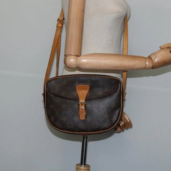 LOUIS VUITTON Monogram Jeune Fille MM Shoulder Bag M51226 LV Auth SW1731